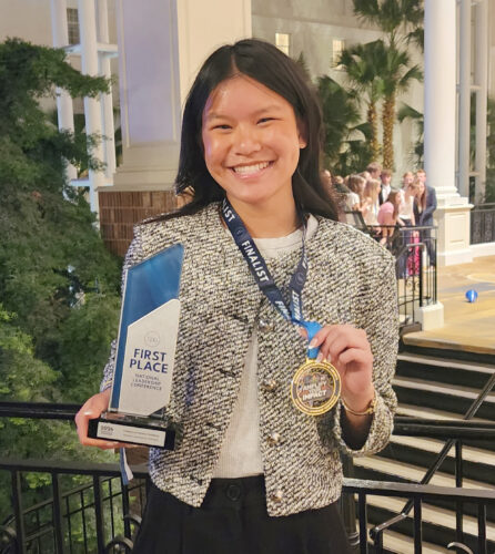 Forest Park student earns national publishing award